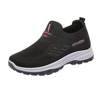 Chaussure De Securite Femme Chaussures Sécurité Légère Pieds Larges Basket Souple Respirante Baskets Plateforme Basquette Travail Confortable Femmes Randonnée Legere Marche Et Cuisine,Le noir #2,40