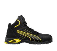 ISM Sicherheitsstiefel Amsterdam Mid Gr. 45 schwarz/gelb Leder S3 SRC EN20345 Quantité:1