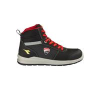 Diadora Utility Mixte Speedy Race Mid S3s Fo SR SC Met Free Chaussure de Protection Incendie et de sécurité, Black Gray C2541, 46 EU