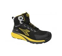 Diadora Bottes de sécurité unisexes Vortex DA2 Mid S3S Noir/Jaune Taille 46