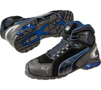 Chaussure De Sécurité Montante Puma Metro Protect 63.225.0 Rio Black Mid S3 Src Noire/Bleue - Taille - 40