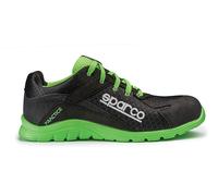 Sparco Chaussures de sécurité légères Practice S1P Keke Noir/Vert Taille 44