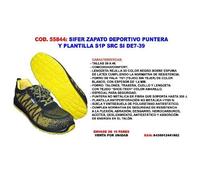 Chaussure de sécurité SIFER/Safety S1P SRC avec embout et semelle intérieure Taille 39