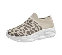 Chaussure De Sport, Chaussures Homme Marche décontractées tdance Bout RGE Respirantes faciles Filer Chaussettes- Les Voyages Course Pied Les activités Plein air légères (Khaki 37)