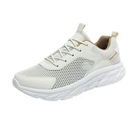 Chaussure De Sport Homme Chaussures De Pêche Pour Hommes Tendance Pour Hommes, Chaussures Marche Légères Et Respirantes Chaussure Securite Homme Legere Meilleures Marche À Bout En Acier Et (Beige, 41)