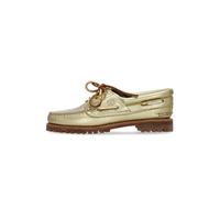 Chaussure de style de vie Heritage Noreen 3 Eye cousue a la main doree pour femmes GOLD 38