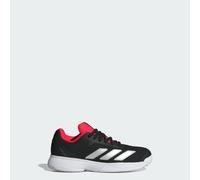 Chaussure de tennis Courtflash Enfants Cloud White / Silver Metallic / Core Black 35 1/2