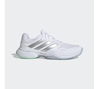 adidas Femme Gamecourt 3 Tennis Shoes, FTWR White/Silver met./Ice Blue, 39 1/3 EU