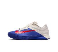 Chaussure de tennis pour terre battue Nike Vapor Pro 3 Premium pour homme Deep Night/Pale Ivory/Metallic Silver/Light Crimson 40.5