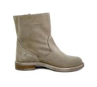 Chaussure d'été pour femme - OSVALDO PERICOLI - Daim beige - Talon plat - 100% made in Italy 36