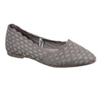 Chaussure en toile à enfiler Skechers Cleo Honeycomb pour femme - Taupe foncé - Plat - A élastique 7
