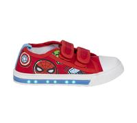 Chaussure en Toile Semelle PVC Avec Lumières Coton Avengers Rouge - T028 Enfant
