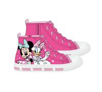 Chaussure en Toile Semelle PVC Avec Lumières Hauts Minnie Rose - T028 Cerdà