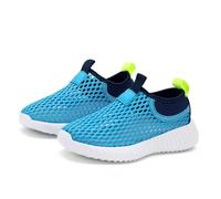 Chaussure Enfant Fille Garçon Baskets Tendance Enfant Sneaker Sport Léger Mode Respire Respirant Activités Extérieures Antidérapantes pour Le Fitness et Les Loisirs (Sky Blue, 35.5 Big Kids)