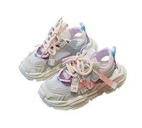 Chaussure Enfant Garçon Fille Baskets Running Enfant Sneaker Sport Léger Mode Respire Respirant Activités Extérieures Antidérapantes pour Le Fitness et Les Loisirs (B, 35.5 Big Kids)