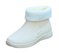 Chaussure Été Avec Talon Women's Spring Summer Autumn And Winter Short Sleeved Cotton Removable And Washable Outdoor Fashion Work Fishing Car Wash Chaussures Violettes Pour Femmes Talons (Beige, 39)