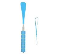 Chaussure extensible en métal - Longueur réglable - 28-70 cm - Pour personnes âgées et grossesses, bleu, Taille unique