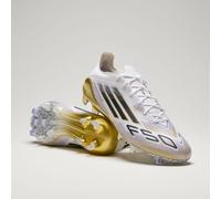 adidas Performance F50 Elite FG Road to Glory Baskets pour Homme Blanc/Noir/Or, 40
