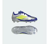Chaussure F50 League Messi Terrain Souple / Multi-Surfaces Enfants Adidas - Silver Metallic / Solar Yellow / Lucid Blue - 38 Silver Metallic / Solar Yellow / Lucid Blue