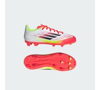 adidas Kids' Chaussure F50 League Terrain souple/Multi-surfaces Enfants, Cloud White/Core Black/Solar Yellow, 35
