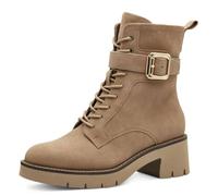 Chaussure Femme - Bottine - TAMARIS - Daim - Beige - Lacets et Zip 37