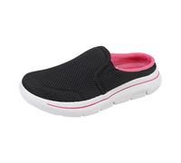 Chaussure Femme Confortable Ete en Maille Basket Légères Respirantes Baskets Orthopédique À Plateforme Antidérapante Confortables sans Lacets Chaussure De Marche Sabots Mules Course Outdoor