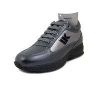 Chaussure femme en cuir et textile gris, semelle intérieure amovible, d'hiver, lacets LUMBERJACK 40