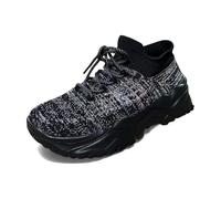 Chaussure Femme Ete Baskets Plateforme OrthopéDiques Semelles Souples Coussin d'air Chaussures Course en Plein Air Chic Sport Lacets Mode