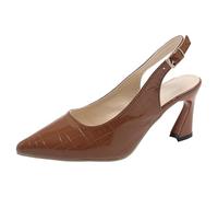 Chaussure Femme Ete Chaussons De Plage Plage Chaussures Tongs De Claquette Blanche Femme Sandales Compensées Été Sandale Compensee Claquettes Été Rétro Évidé Modèles Compensés Tendance (Brown-a, 42)