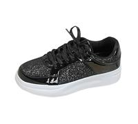 Chaussure Femme Ete Chaussures D'été Confortables Plates Décontractées Femmes Souples Et Respirantes Minimalistes Maille Solide Lacets Baskets ImpriméEs Couleur Unie Mode Occasions Polyvalentes