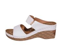 Chaussure Femme Ete Sandales Femme Chaussures Chic Compensées Été Sandale Talon Confortable Cuir Plateforme Dorees Compensée Compensee Blanche Bohème Ouvertes 38 Doree Petit Noir A 42 39 Semelle