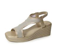 Chaussure Femme Ete Sandales Femme Nue Pied Ete Cuir Sandale Compensee Eté Et Nu Pieds Chaussures Marche Talon Été Compensees D Pour Femmes Confort Flexible Noire Compensées 38 Blanches Compensée