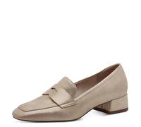 Chaussure Femme - Mocassin - TAMARIS - Cuir doré - Beige 40