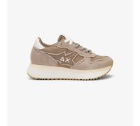 Baskets SUN68 Big Stargirl Canvas marron beige femme - 41