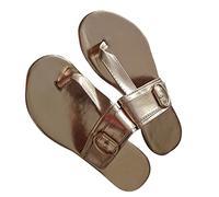 Chaussure Femme Plate Chic - Chaussure Femme Ouverte Chic Et Elegant Pantoufles Extérieur Confortable Pantoufles Légère Décontracté Claquette Été Couleur Unie Claquette Confort