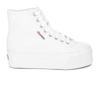Chaussure Femme Superga 2708 Hi Top Blanc - Lacets - Textile 37