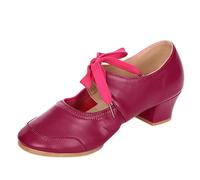 Chaussure Femme Talon Moyen Couleur Unie Sandale Danse Latine Ballet Modern Dance Élégante Polyvalente Cours Sorties Design Minimaliste Chic Idéal Femmes Style Confort