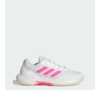 adidas Femme Gamecourt 2.0 Tennis Shoes, Core White/Lucid Pink/Core Black, 39 1/3 EU