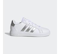 Chaussure Grand Court Lifestyle Tennis Lace-Up Cloud White / Matte Silver / Matte Silver 38 2/3