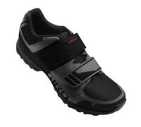 CHAUSSURE GRAVEL - VTT GIRO BERM K257 NOIR-GRIS FONCE T40 FIXATION DOUBLE