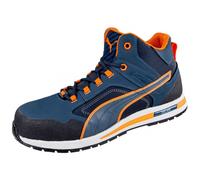 Puma Chaussures montantes de sécurité Crosstwist Mid 633140-43 S3 Bleu/Orange Taille 43