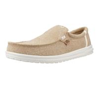 HEYDUDE Baskets Mikka Jute – Semelles confortables, style mocassin – Irish Cream 40