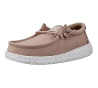 Chaussure Hey Dude Modèle Wally Youth Slub Canvas - Coleur Beige 33