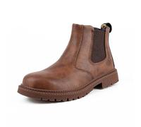 Chaussure Homme Cuir Chukka Boots Rangers Noir Botte De Moto Chaussures Montante Securite Hommes Travail Bottes Pluie Lacets Devant Noires Et Bottines Hiver Sécurité