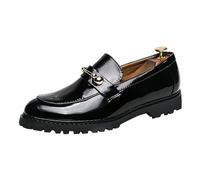 Chaussure Homme Oxfords Derby Classique Brogues Mariage Chaussures Cuir éLéGantes Chaussure Mariage Dressing Vintage Casual Urban Commercial pour Marche Costume (Black, 41)