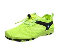 Chaussure Homme Sport, Chaussures De Sport éTé Respirant Confortable Chaussures De Suivi Chaussures De Sport De Plein Air Chaussures De Wading (Green, 42)