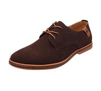 Chaussure Homme Ville Lacets Chaussure Derby Hommes Cuir Artificiel Ville Vernis Brogues Casual Derby Brogues Mariage Classique Chaussures Oxfords pour Hommes Hommes