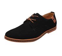 Chaussure Homme Ville Lacets Chaussure Derby Hommes Cuir Artificiel Ville Vernis Brogues Casual Derby Brogues Mariage Classique Chaussures Oxfords pour Hommes Hommes