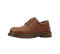 Chaussure Homme Ville Men's British Genuine Shoes Spring Autumn Outdoor Casual Work Ankle Boots Low Top Safety Shoes(38 EUR)