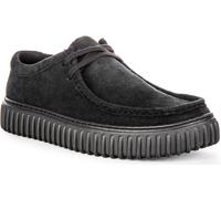 Chaussure Hommes Casual En Daim Souple Noir Clarks Basse À Cônes EU 41-46